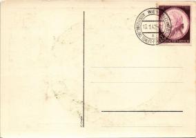 Das Geburtshaus unseres Führers in Braunau am Inn / NSDAP German Nazi Party propaganda, birthplace o...