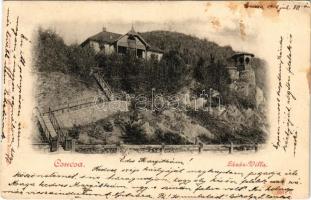 1900 Csucsa, Tschötsch, Ciucea; Lázár villa. Dunky Fivérek cs. és kir. udvari fényképészek kiadása / villa (Rb)