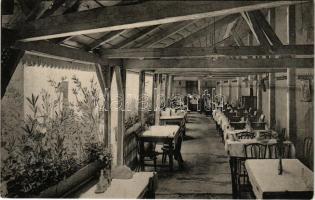 Vízakna, Salzburg, Ocna Sibiului; Gündisch János vendéglője, étterem, belső. Czelnai Gyula felvétele (Nagyszeben) / Restauration Johann Gündisch / restaurant, interior