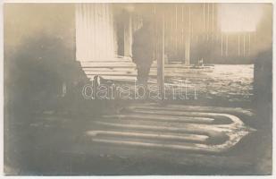 Borsa, Borscha; kemence, fertőtlenítés / oven, disinfection. photo