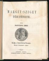 Radványi Imre: Margit-sziget története. Pest, 1858, Beimel J. és Kozma Vazul. Három kőnyomatú rajzza...