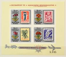 Száz éves a magyar bélyeg bőr kötésű postai ajándék berakó, benne a nemzetközi bélyegkiállításra meg...