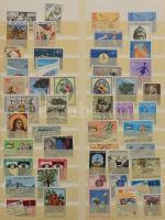 Magyar, olasz, vatikáni és San Marino postatiszta bélyegek a 60-as évekből + bélyegzett és postatisz...