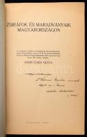 Anghi Csaba Geyza: Zsiráfok és maradványaik Magyarországon. Bp., 1941, Kertész József Könyvnyomdája,...