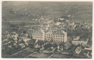 1924 Szilágysomlyó, Simleu Silvaniei; A. Vlaicu Simeon Barnutiu gimnázium, utca / grammar school, street (EK)