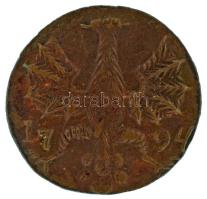 Német államok / Aachen 1794. 12h Cu T:XF German states / Aachen 1794. 12 Heller Cu C:XF Krause KM#51