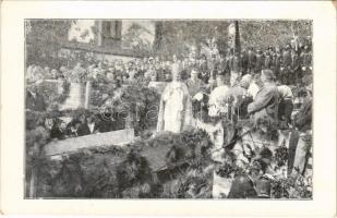 Budapest II. Rákóczianum templom alapkőletételének ünnepsége, Mészáros János prelátus, érseki helytartó beszéde (EK)