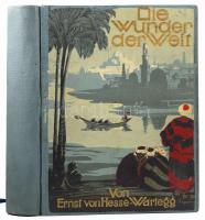 Hesse-Wartegg, Ernst von: Die Wunder der Welt. Band II. Amerika und Europa. Stuttgart, 1920, Union Dt. Verlagsgesellschaft. Kiadói egészvászon kötés, címlap hiányzik, sérült, javított lapok és kötés, kopottas állapotban.
