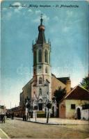 1916 Sopron, Szent Mihály templom. Piri Dániel kiadása (kis szakadás / small tear)