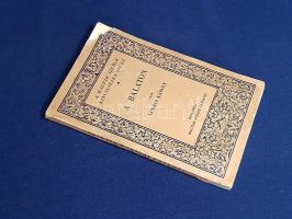 Lukács Károly: 
A Balaton.
Budapest, 1931. Magyar Szemle Társaság. 79 + [1] p. Egyetlen kiadás.
L...