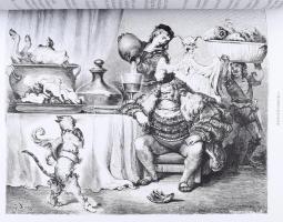 Bürger, Gottfried August: Münchhausen báró kalandjai; Perrault, Charles: Lúdanyó meséi. Gustave Doré...