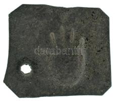 Nyitra ~1792-1835. Nyitrai Káptalan kézirobot Fe bárcája (~28x30mm) T:VF Nitra ~1792-1835. Corvée Fe token of the Nitra Chapter house (~28x30mm) C:VF