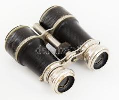 cca 20. sz. eleje, Calderoni és Társa színházi távcső, kis javítással, sérüléssel, tokjában, 12x11,5...