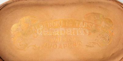 cca 20. sz. eleje, Calderoni és Társa színházi távcső, kis javítással, sérüléssel, tokjában, 12x11,5...