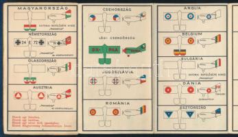 1941 Repülőgépek nemzetközi jelzései - Európa