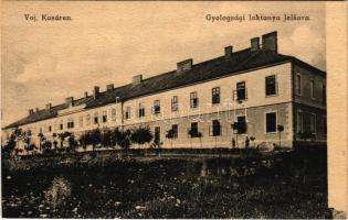 Jolsva, Jelsava; Gyalogsági laktanya. Czibur E. utóda Glósz Barnabás kiadása / Voj. kasáren / military infantry barracks (ragasztónyom / glue marks)