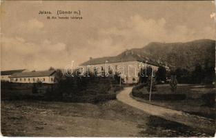 1917 Jolsva, Jelsava; M. kir. honvéd laktanya. Czibur Emil kiadása / K.u.K. military barracks (EM)