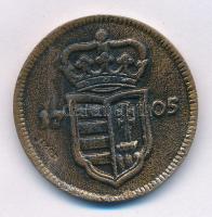 1705. XX Poltura "II. Rákóczi Ferenc" öntvény másolat, "COPIE" jelzéssel T:VF