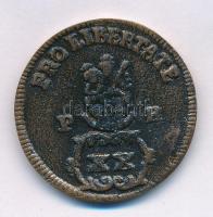 1705. XX Poltura "II. Rákóczi Ferenc" öntvény másolat, "COPIE" jelzéssel T:VF