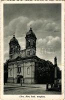 1944 Léva, Levice; Római katolikus templom. Hajdú foto / Catholic church (EB)
