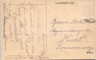 1918 Léva, Levice; Schoeller kastély. Schulcz Ignác kiadása / castle (Rb)