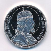 DN "Magyarok Kincstára - Szent István 5 pengő, 1938" ezüstözött rézötvözet utánveret, kaps...