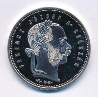 DN " Magyarok Kincstára - 1868KB 1 Forint" ezüstözött Cu emlékérem, kapszulában (32mm) T:P...