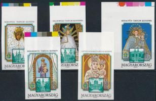 1991 Magyarországi Mária kegyhelyek vágott ívszéli sor (5.500)