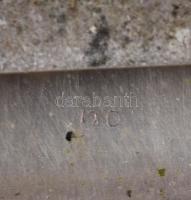 Ezüst (Ag) tárca, jelzett, 8x13 cm, 169g