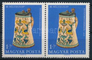 1968 Bélyegnap 1Ft(+50f) az "S" betűben vonal lemezhibával (5.000)