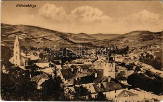 Gölnicbánya, Gelnica, Bergstadt Gölnitz; látkép. Feitzinger Ede No. 1117. / general view (EB)