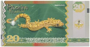 Pitcairn-szigetek DN 20P fantázia bankjegy T:AU
Pitcairn Islands ND 20 Pounds fantasy banknote C:AU
