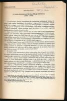 1988 Bp., Balogh Júlia: A román kormányzat iskolapolitikája Erdélyben (1918-1948), különlenyomat a T...