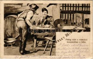 1926 Miskolc, Pislog, mint a miskolczi kocsonyában a béka. Fodor Zoltán kiadása (EK)