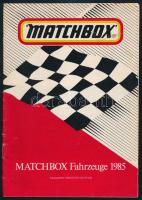 1985 "Matchbox Fahrzeuge" katalógus. Német nyelven, gazdag képanyaggal, 31+1 p.