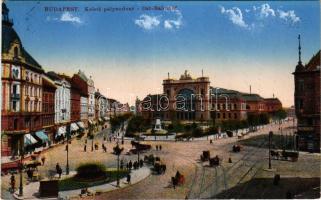 1915 Budapest VII. Keleti pályaudvar, üzletek. L. D. és F., Bp., címzett Fazekas Mihály és Kletzl Béla tábori lelkészek (EB)