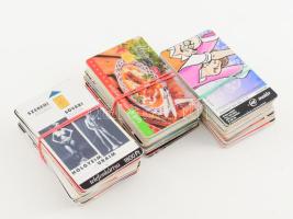 Vegyes telefonkártya tétel, összesen kb. 90 db