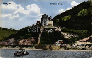 Visegrád, Salamon torony, gőzhajó (EK)