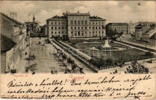 1900 Szeged, Dugonics tér, Engel Lajos könyvnyomdája Römmler &amp; Jonas (Dresden) (EB)