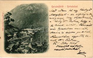 1900 Herkulesfürdő, Baile Herculane; látkép / general view. Stengel &amp; Co. 5251. (EB)