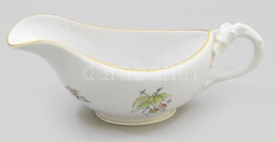 Herendi hecsedli mintás szószkiöntő, jelzett: 2. oszt., hibátlan, 25x10 cm