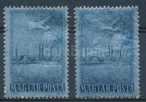 1955 2 db Alumínium bélyeg (7.000)