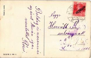 1918 Fashion lady art postcard. B.K.W.I. 188-1. s: Mela Koehler (Rb)