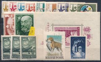 Kis összeállítás az 1950-es évekből, közte 1 blokk stecklapon