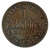 Német államok / Poroszország 1830D 1gr billon "III. Frigyes Vilmos" T:VF patina German states / Prussia 1830D 1 Silber Groschen billon "Friedrich Wilhelm III" C:VF patina Krause KM#410