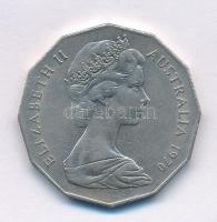 Ausztrália 1970. 50c Cu-Ni "Cook ausztráliai útjának 200. évfordulója" T:XF,VF Australia 1970. 50 Cents Cu-Ni "200th Anniversary of Cook's Australian Voyage" C:XF,VF Krause KM#69