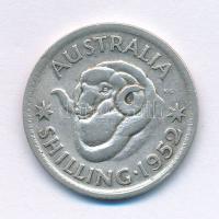 Ausztrália 1952. 1Sch Ag "VI. György" T:VF Australia 1952. 1 Schilling Ag "George VI" C:VF Krause KM#46