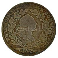 Német államok / Brandenburg-Bayreuth 1766HS 20kr Ag "Frigyes Krisztián" T:VF,F patina German states / Brandenburg-Bayreuth 1766HS 20 Kreuzer Ag "Friedrich Christian" C:VF,F patina Krause KM#250
