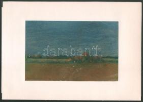 Jelzés nélkül: Wysocko, Galícia, 1915, IX.29. V egyes technika, papír. Kissé laza paszpartuban. 13×2...