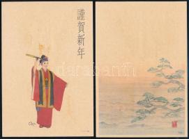 Japán 1984 5 db díjjegyes képeslap